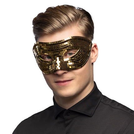 Disco Golden Eye Mask