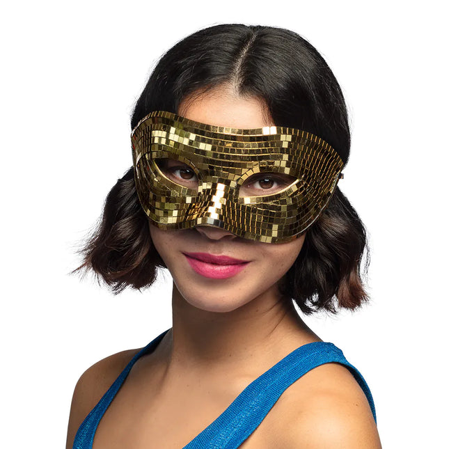 Disco Golden Eye Mask