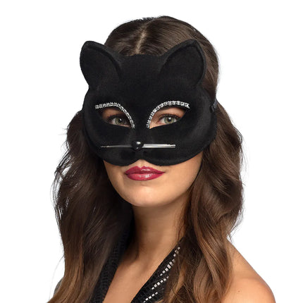 Masque noir pour les yeux Chat