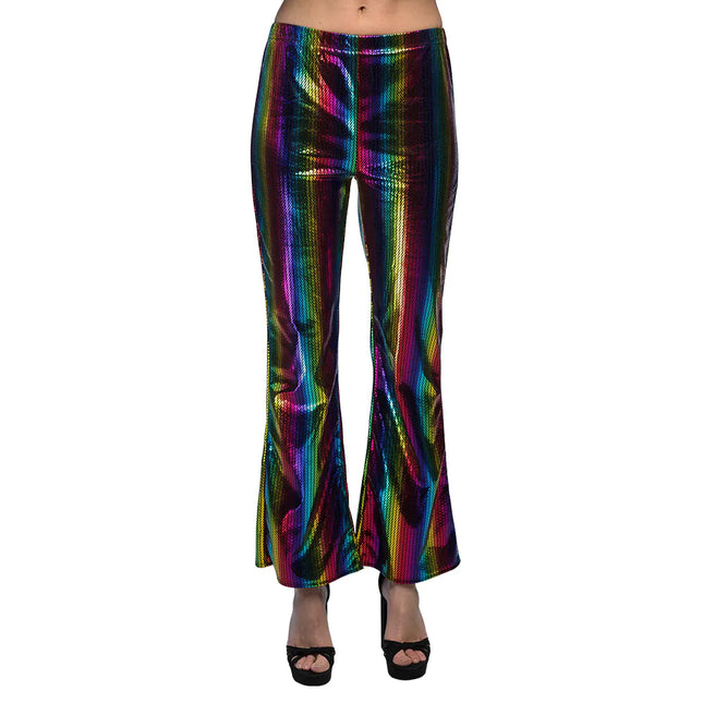 Pantalon évasé Arc-en-ciel