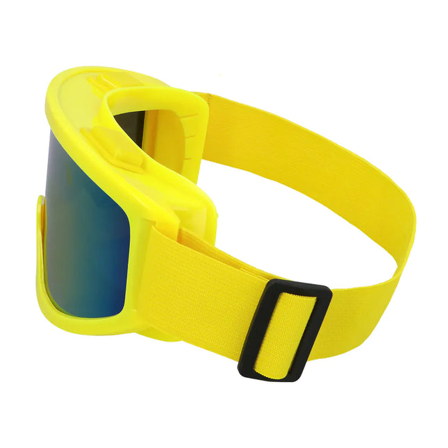 Lunettes de ski jaune fluo