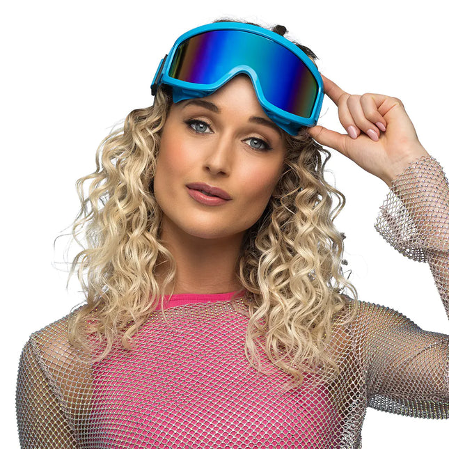 Lunettes de ski Party Neon Blue