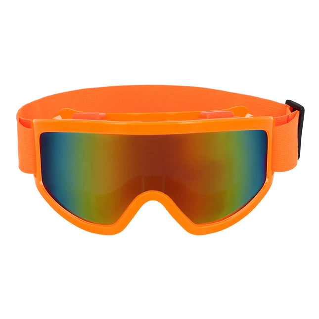 Lunettes de ski orange fluo