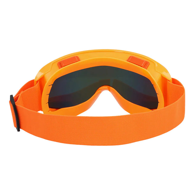 Lunettes de ski orange fluo