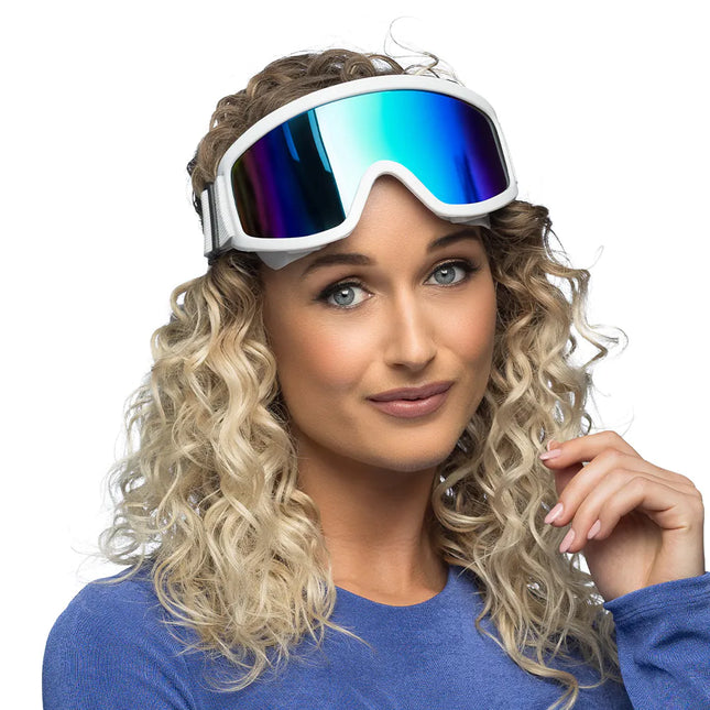 Lunettes de ski blanches