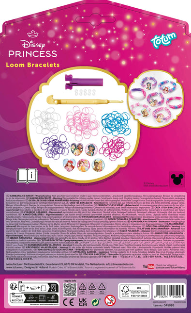 Fabrication de bracelets Disney Princesse avec des élastiques Loom