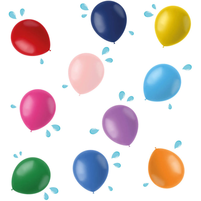 Ballons d'eau - Stripetastic - Assortis - 8 cm - 100 pièces