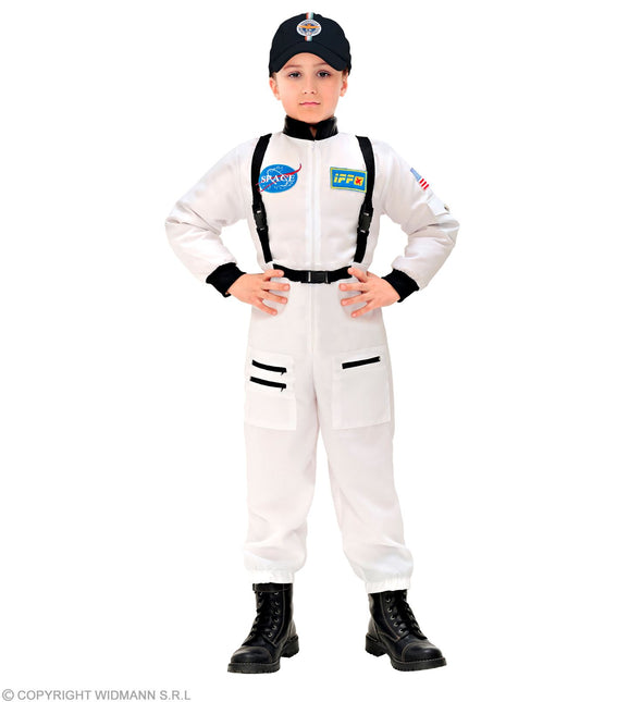 Costume de garçon astronaute blanc pour enfant