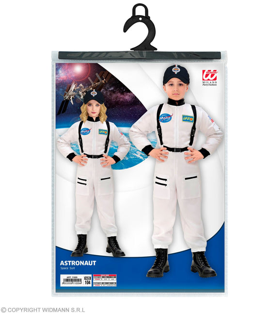 Costume de garçon astronaute blanc pour enfant