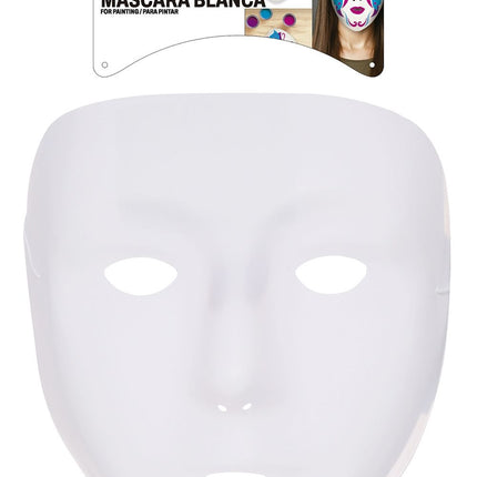 Masque d'Halloween blanc