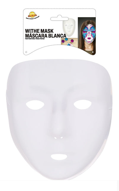 Masque d'Halloween blanc