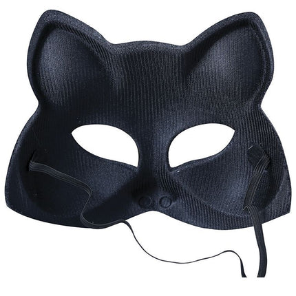 Masque pour les yeux argenté Cat Sequins