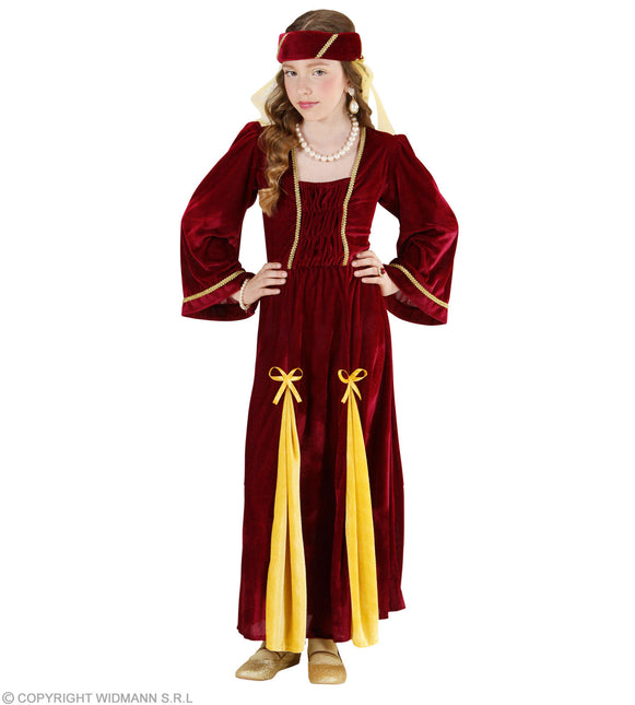 Costume de princesse médiévale enfant