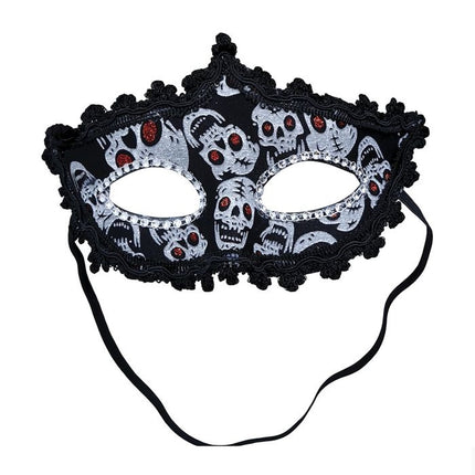 Halloween Masque pour les yeux Tête de mort