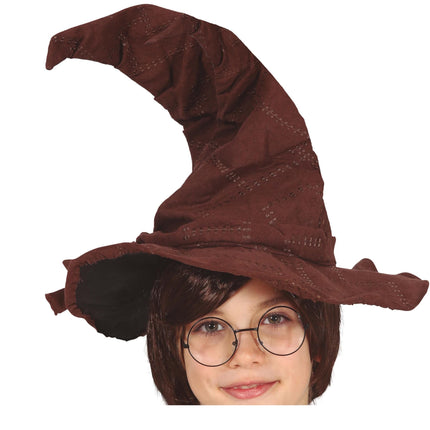 Chapeau marron enfant sorcier