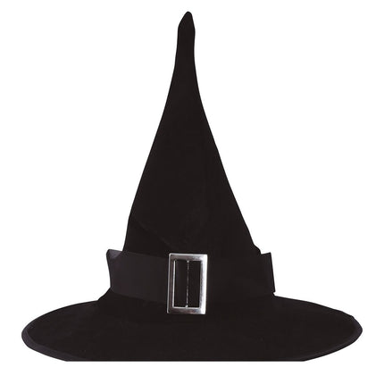 Chapeau de sorcière d'Halloween Velours noir