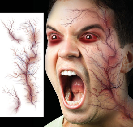 Halloween Faux Tatouage Veine 30cm