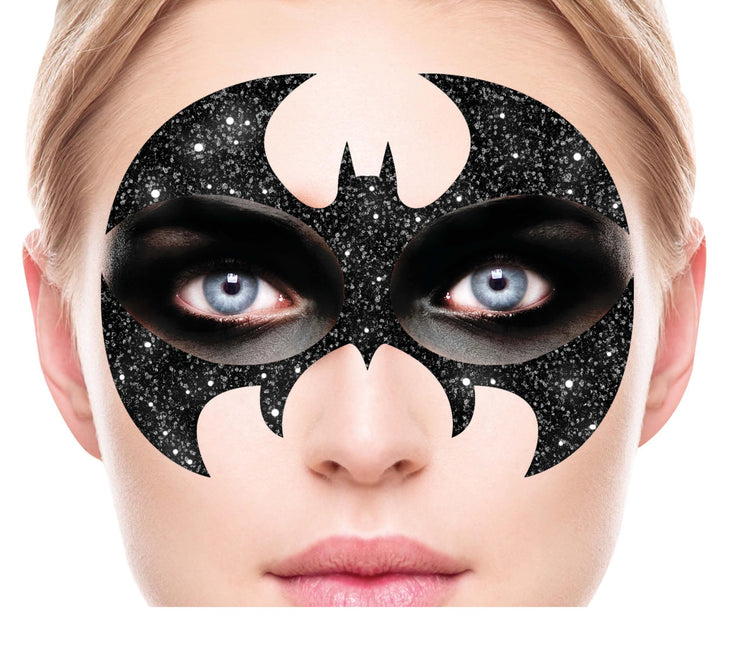 Face Stickers Bat Glitter 20cm