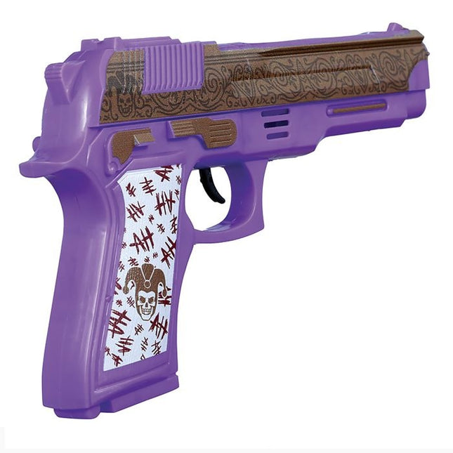 Faux pistolet violet 21cm