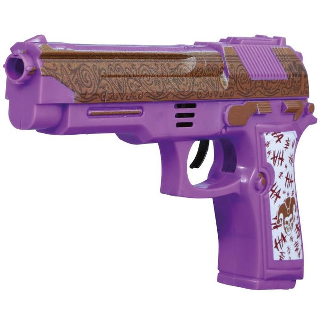 Faux pistolet violet 21cm