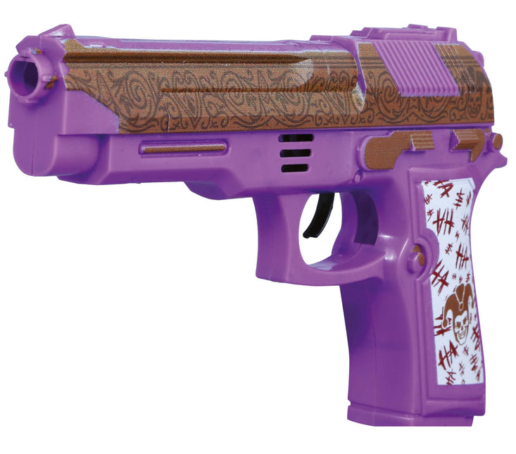 Faux pistolet violet 21cm