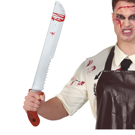 Halloween Faux Machete avec scie 60cm