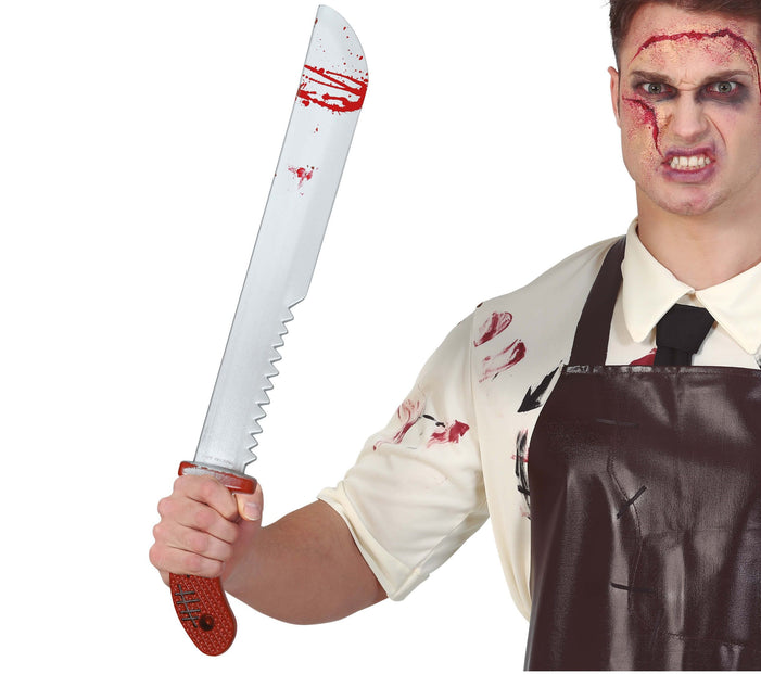 Halloween Faux Machete avec scie 60cm