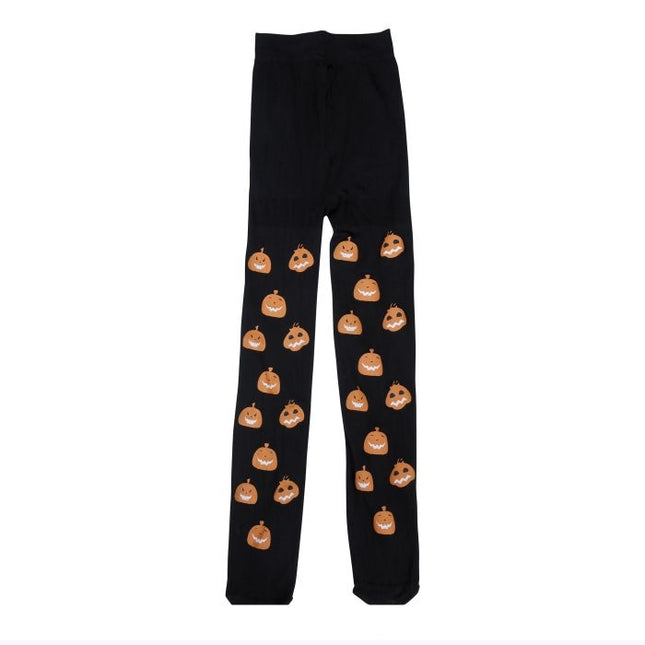 Legging d'Halloween Citrouille Enfant