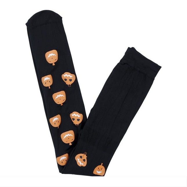 Legging d'Halloween Citrouille Enfant