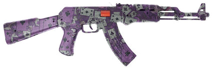 Halloween Faux pistolet violet 62cm