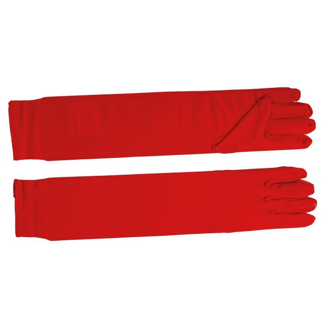 Gants d'Halloween Rouge 42cm