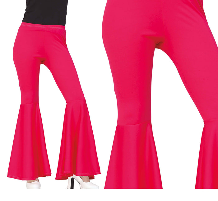 Pantalon Disco 70S Rose Dames