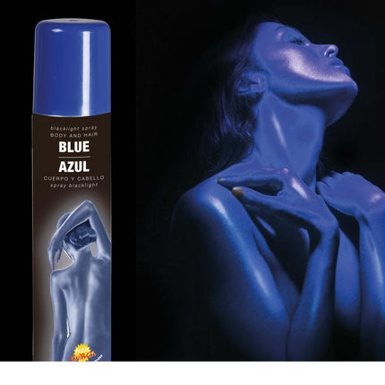 Spray pour cheveux et corps UV Blue 75ml