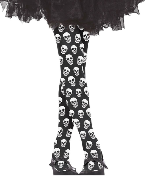 Legging Halloween Crâne Enfant