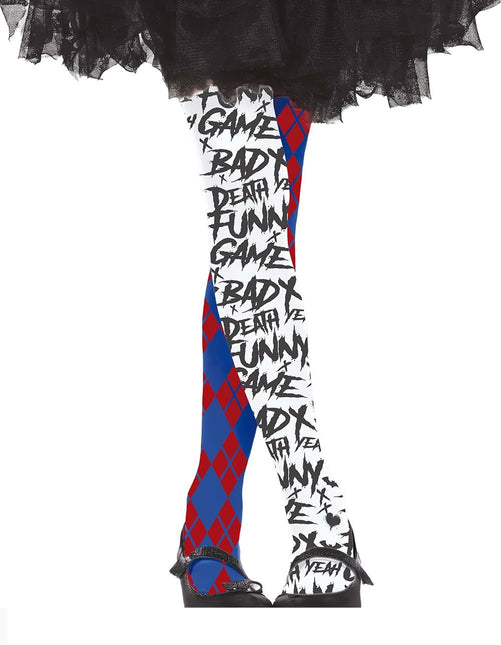 Legging d'Halloween Harley Quin Enfant