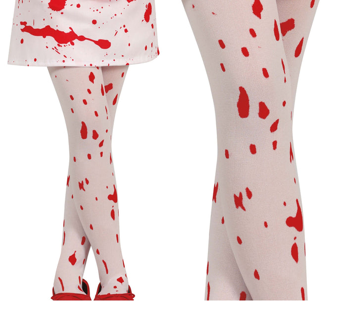 Legging rouge blanc Halloween Bloody Child