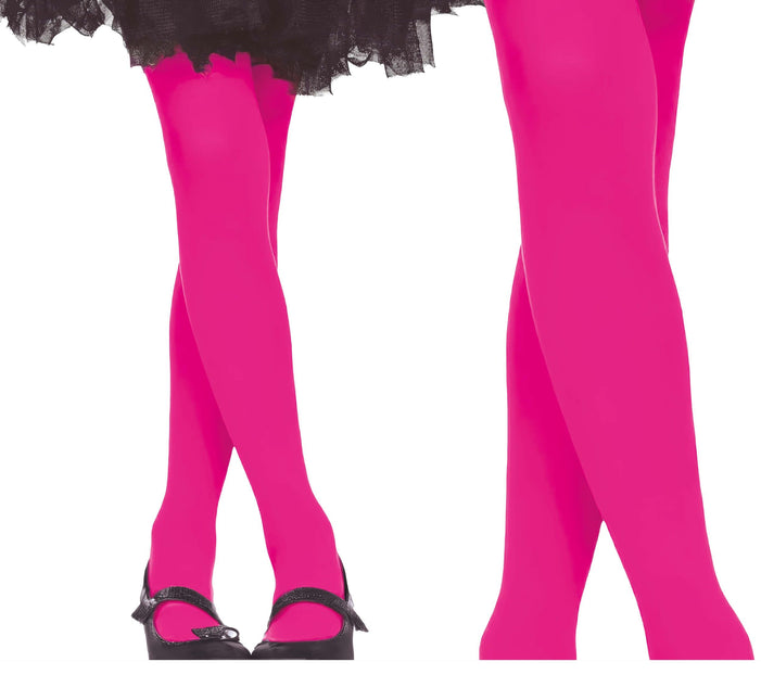 Collants d'Halloween Enfant Rose