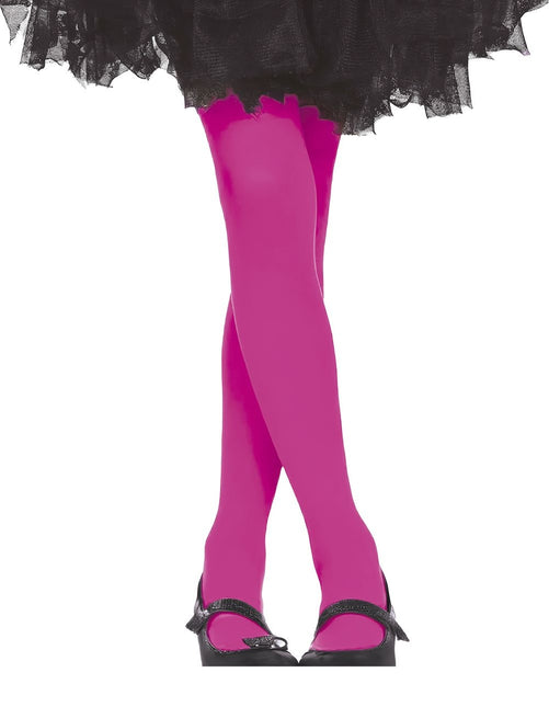 Collants d'Halloween Enfant Rose