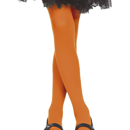 Collants d'Halloween Enfant Orange