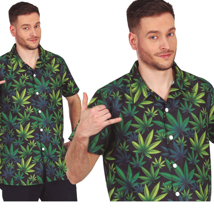 Chemise Hommes Marijuana