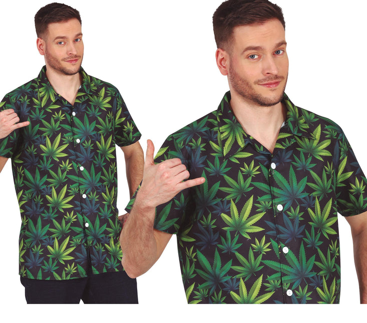 Chemise Hommes Marijuana