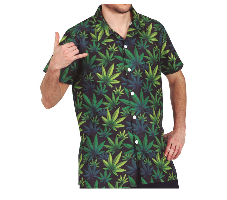 Chemise Hommes Marijuana