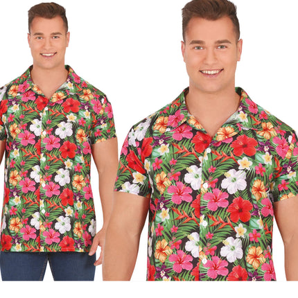 Chemisier Hawaii Fleurs pour hommes