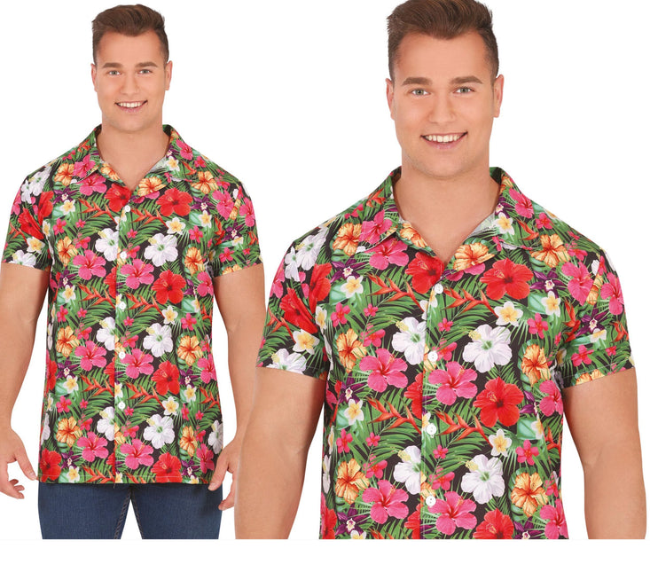 Chemisier Hawaii Fleurs pour hommes