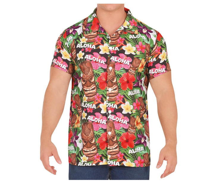 Chemisier Hawaii Hommes Aloha