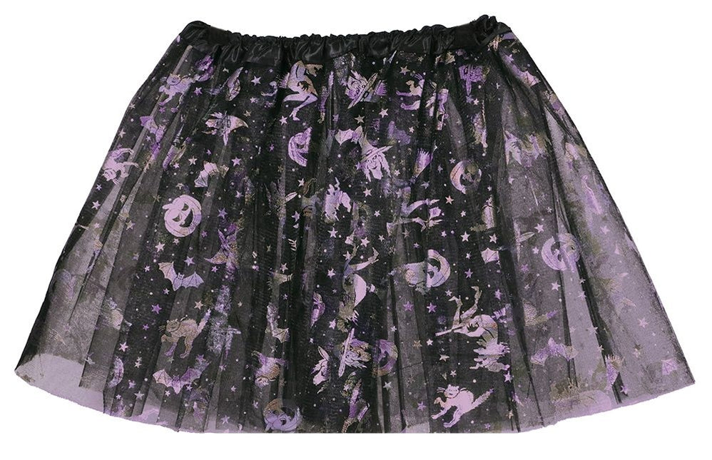 Tutu d'Halloween violet enfant