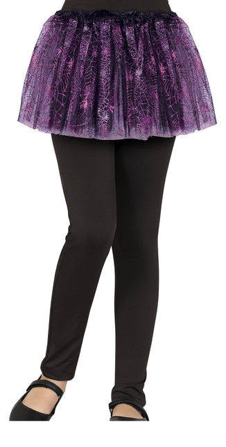 Tutu d'Halloween Araignées violettes