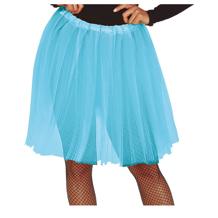 Tutu bleu clair pour dames 60cm