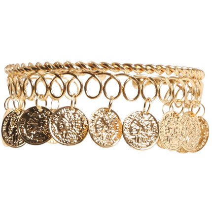 Bracelet de pièces de monnaie anguille 7.5cm