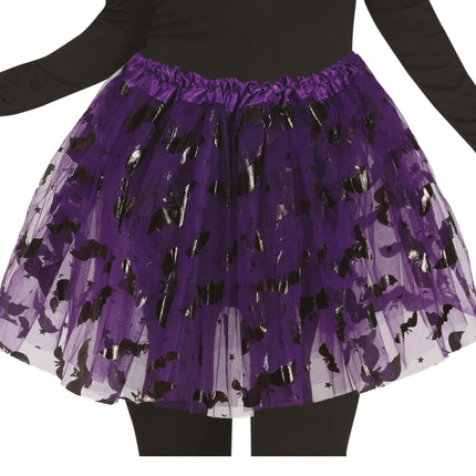 Tutu d'Halloween violet 40cm